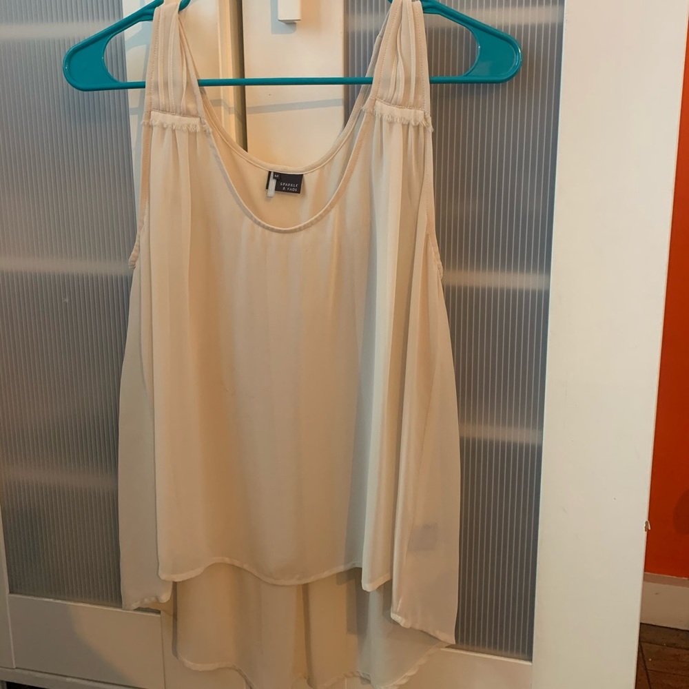 Sheer billowy blouse